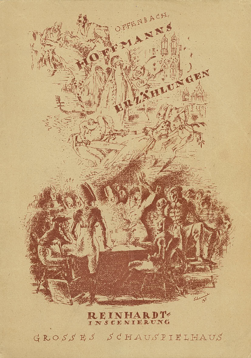 Theatre program "The Tales of Hoffmann", Großes Schauspielhaus, Berlin, 1931/32. Private collection. SacherMasoch09